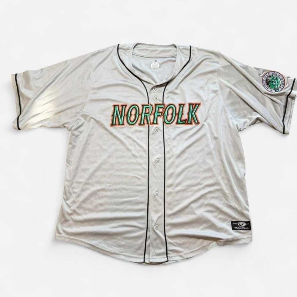 Norfolk Tides Triple-A Minor League Baseball Jersey Men's Sz 4XL